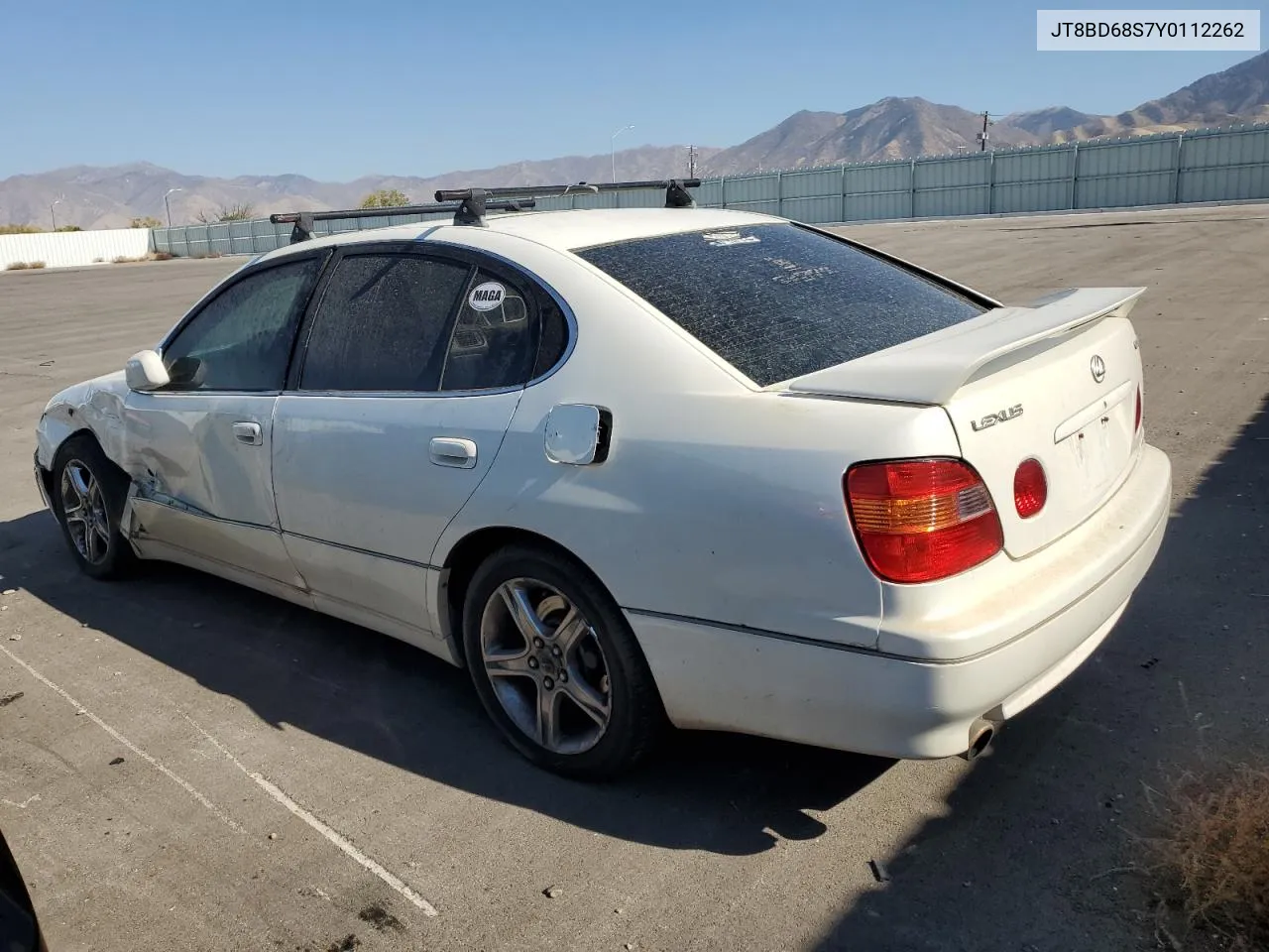 2000 Lexus Gs 300 VIN: JT8BD68S7Y0112262 Lot: 76515994