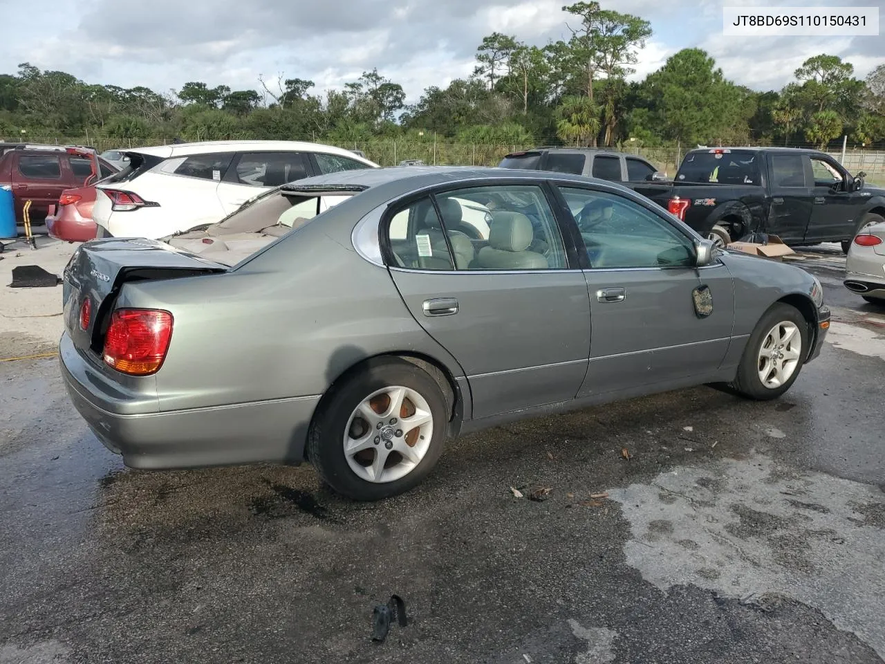 2001 Lexus Gs 300 VIN: JT8BD69S110150431 Lot: 76680664