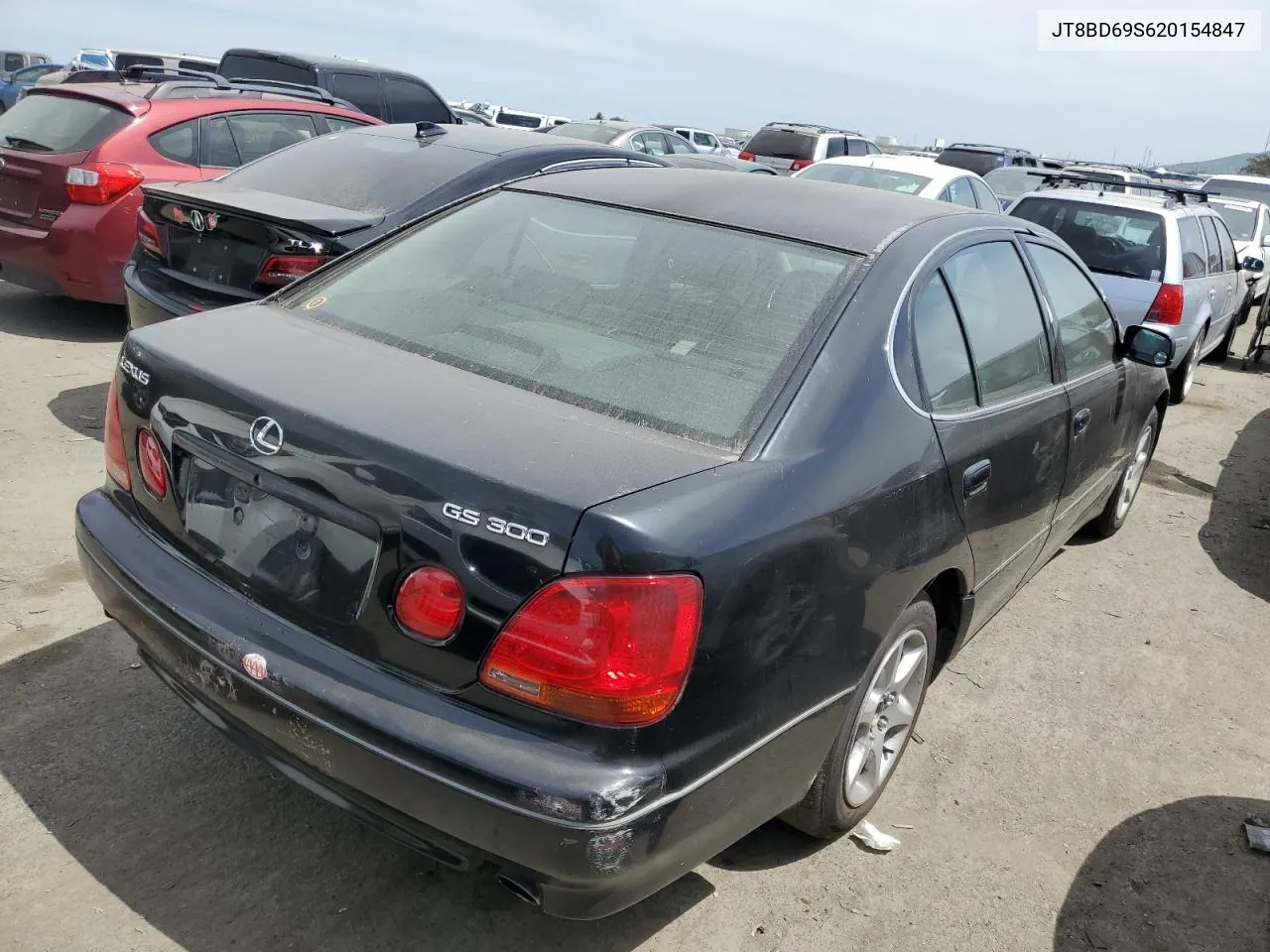 2002 Lexus Gs 300 VIN: JT8BD69S620154847 Lot: 51024604