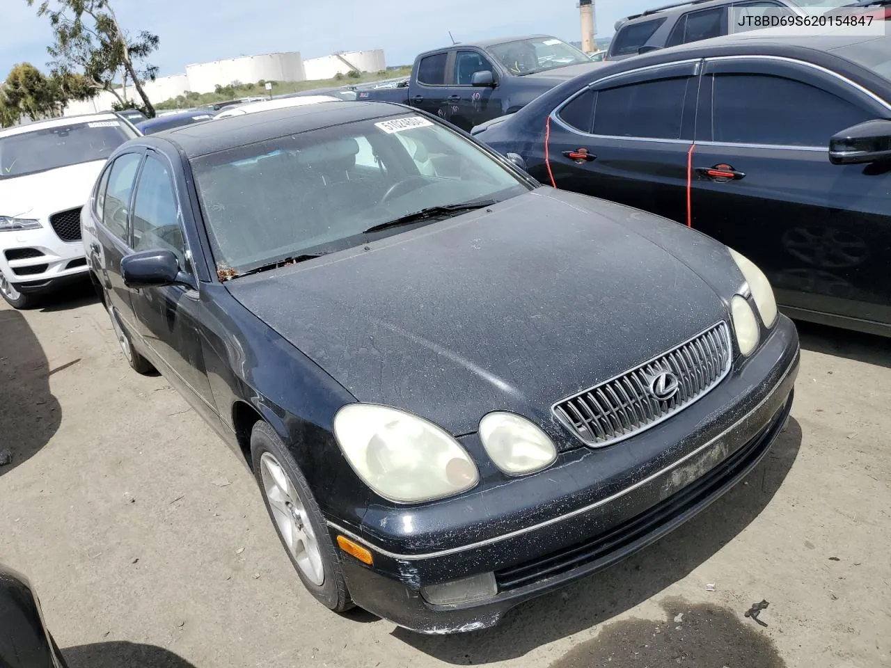 2002 Lexus Gs 300 VIN: JT8BD69S620154847 Lot: 51024604