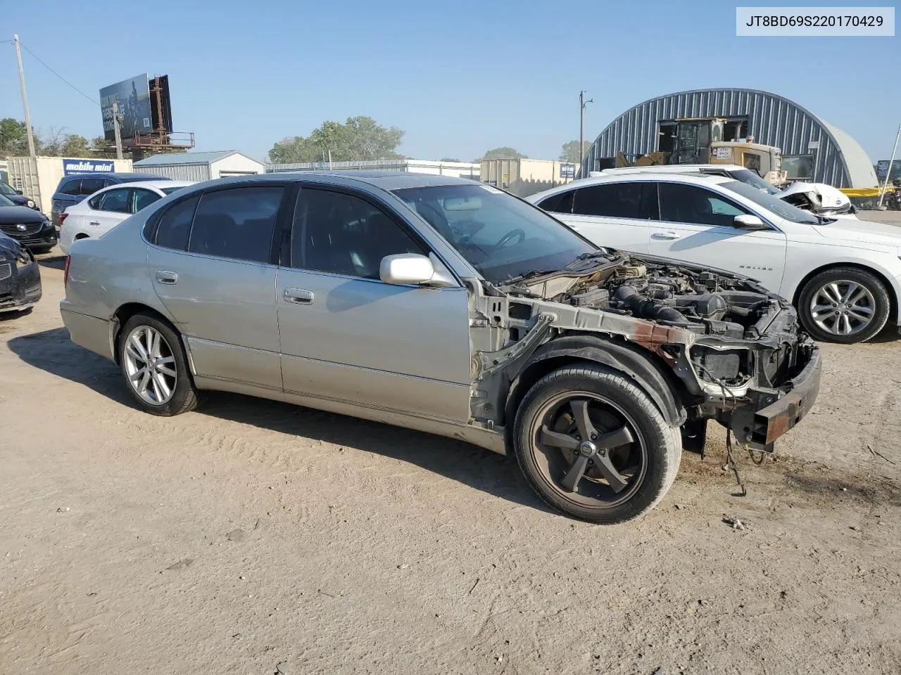 2002 Lexus Gs 300 VIN: JT8BD69S220170429 Lot: 70826354