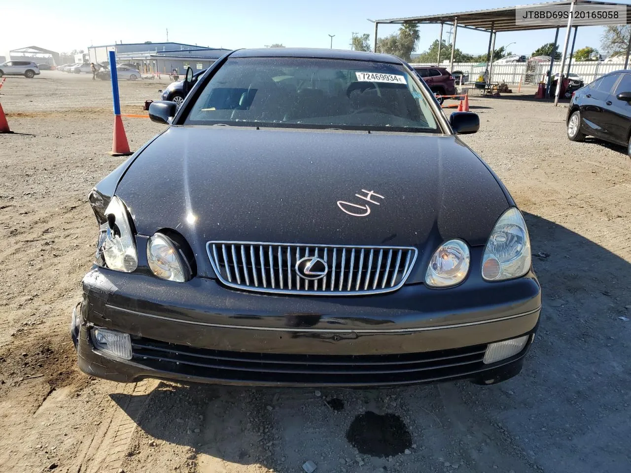 2002 Lexus Gs 300 VIN: JT8BD69S120165058 Lot: 72469934