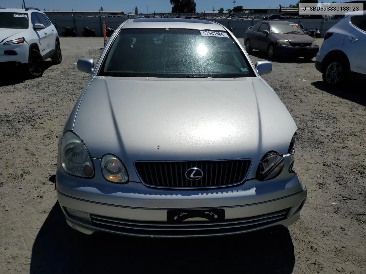 2003 Lexus Gs 300 VIN: JT8BD69S830183123 Lot: 67881664