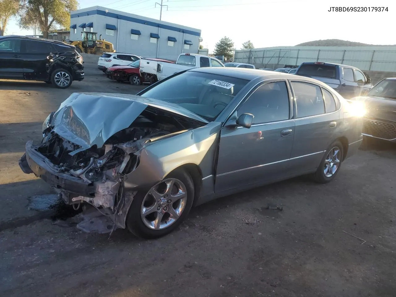 2003 Lexus Gs 300 VIN: JT8BD69S230179374 Lot: 72160334