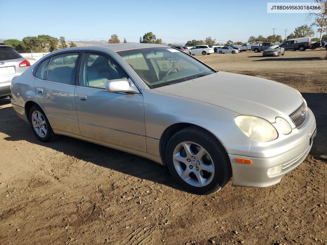 2003 Lexus Gs 300 VIN: JT8BD69S630184366 Lot: 76131434