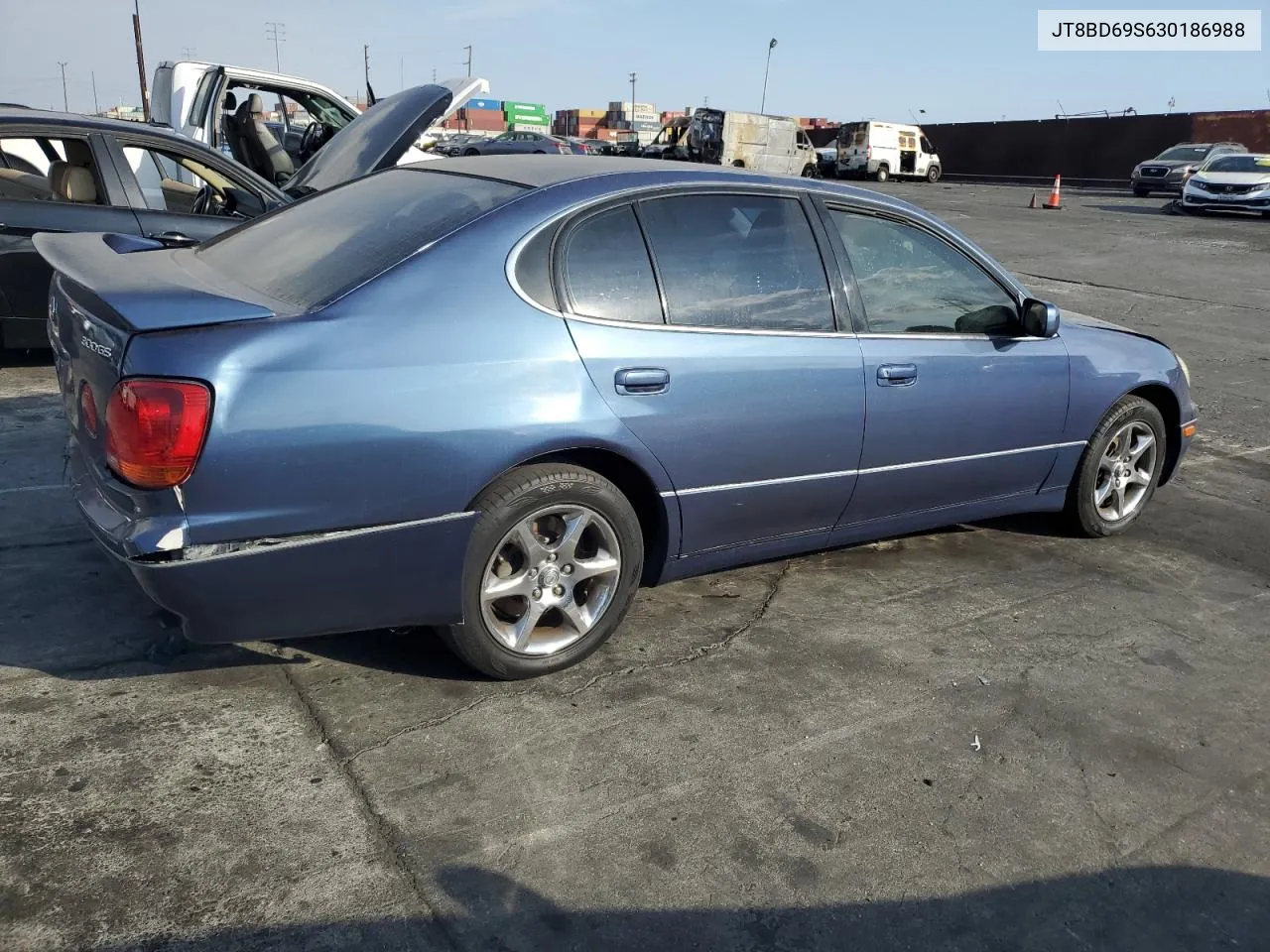 2003 Lexus Gs 300 VIN: JT8BD69S630186988 Lot: 76738944