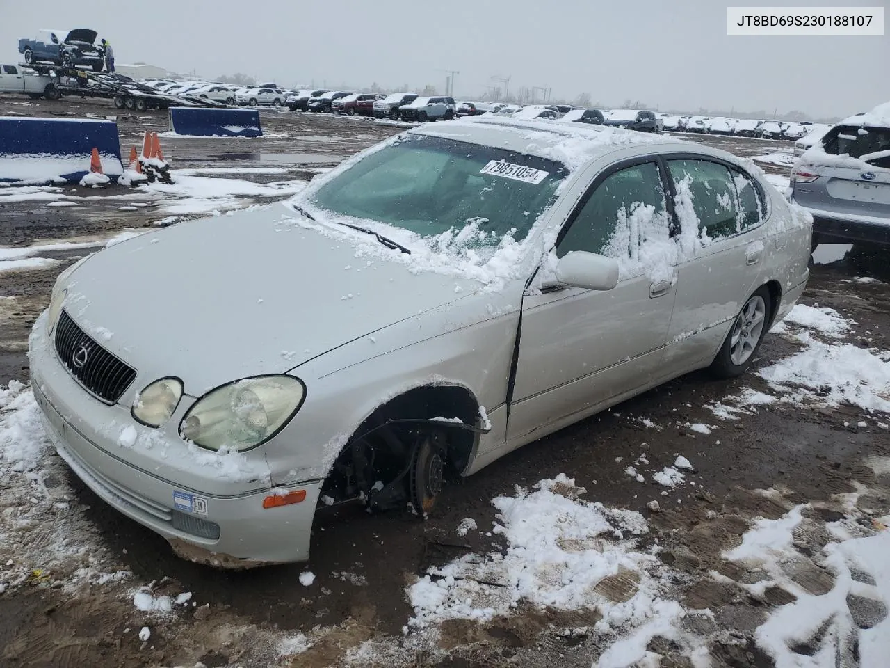 2003 Lexus Gs 300 VIN: JT8BD69S230188107 Lot: 79851054