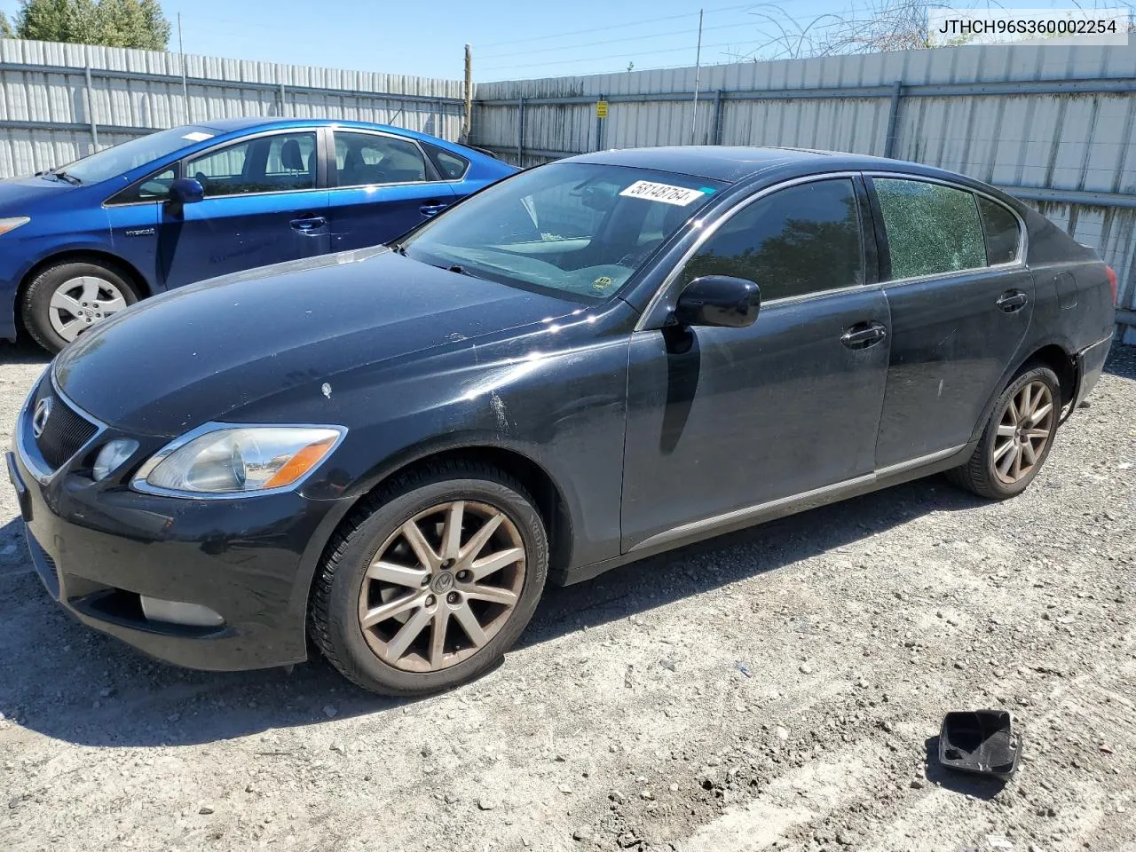 2006 Lexus Gs 300 VIN: JTHCH96S360002254 Lot: 58148764