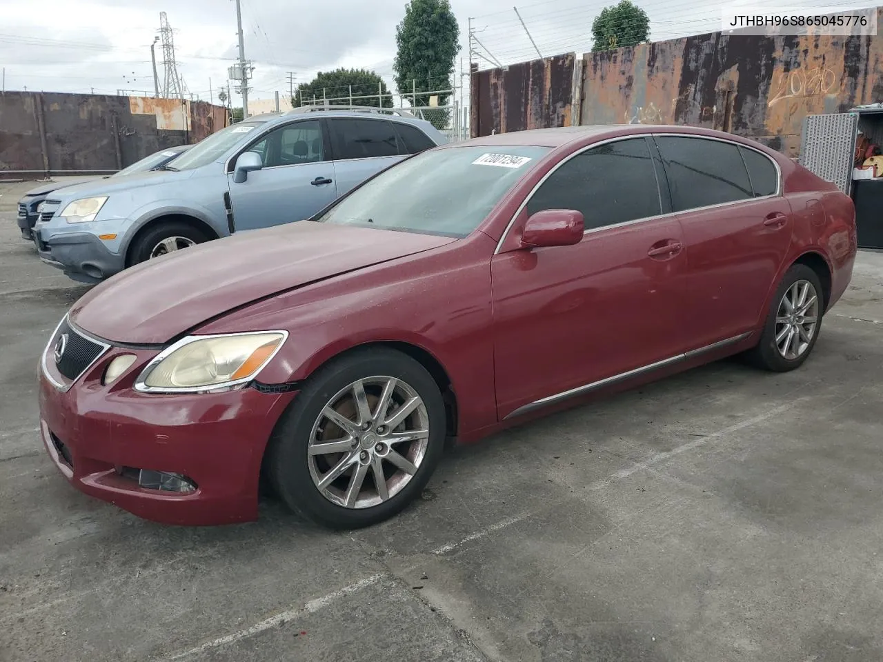 2006 Lexus Gs 300 VIN: JTHBH96S865045776 Lot: 72001294