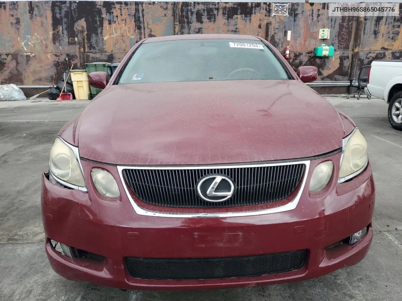 2006 Lexus Gs 300 VIN: JTHBH96S865045776 Lot: 72001294