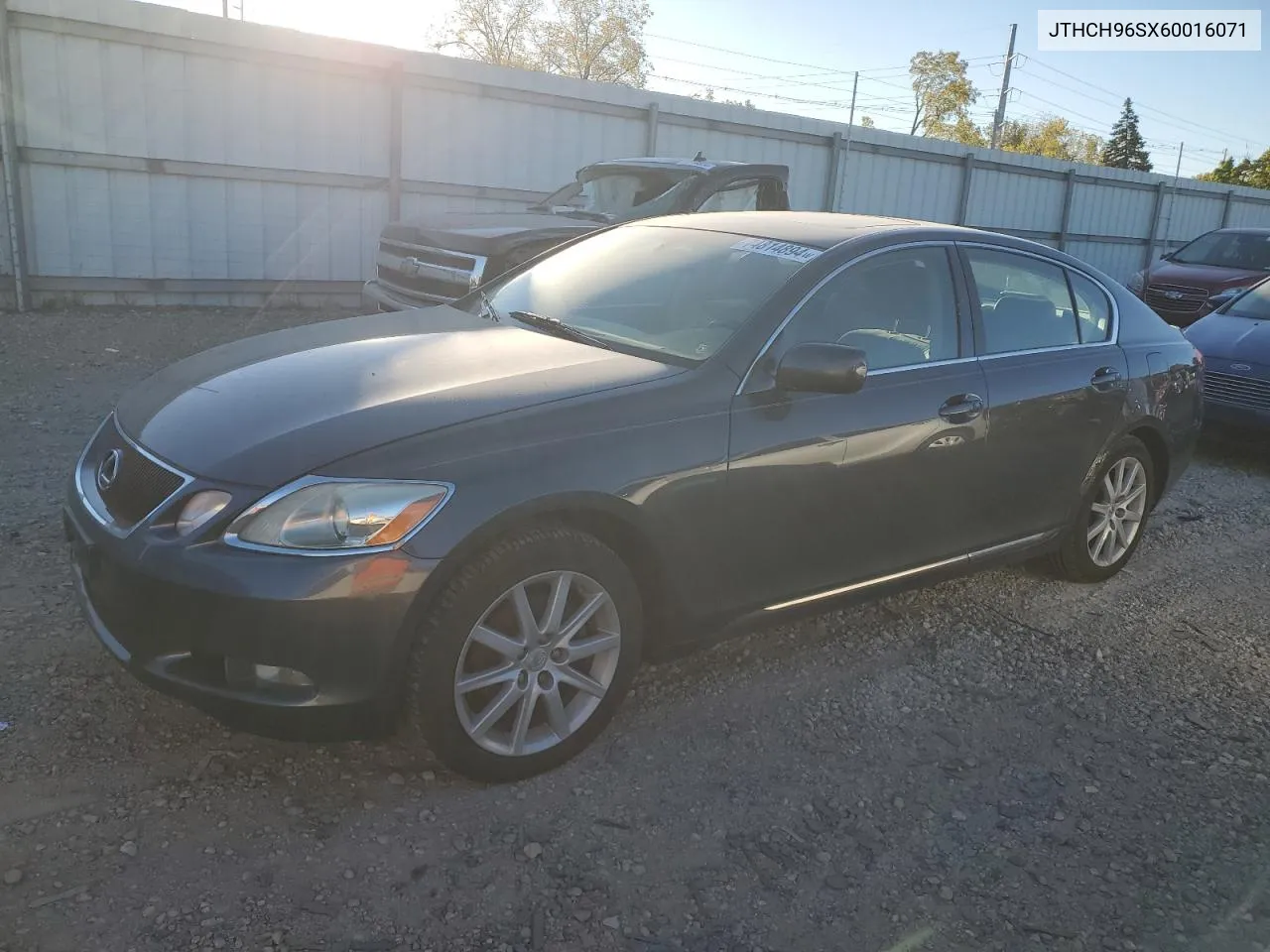 2006 Lexus Gs 300 VIN: JTHCH96SX60016071 Lot: 74814894