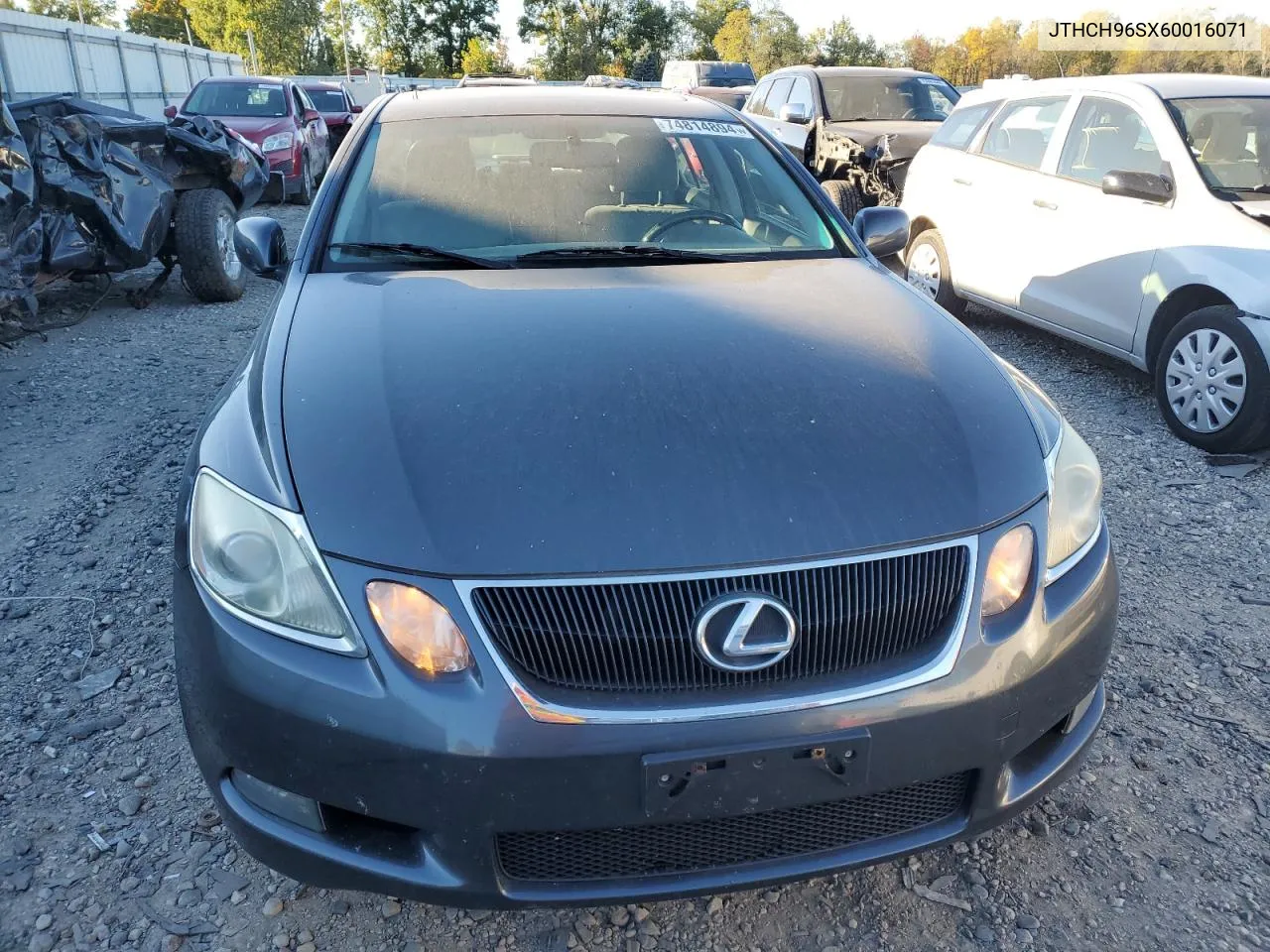 2006 Lexus Gs 300 VIN: JTHCH96SX60016071 Lot: 74814894