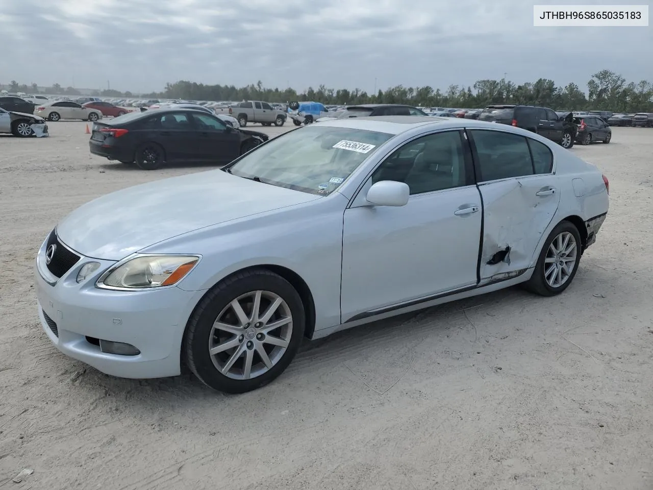 2006 Lexus Gs 300 VIN: JTHBH96S865035183 Lot: 75536314