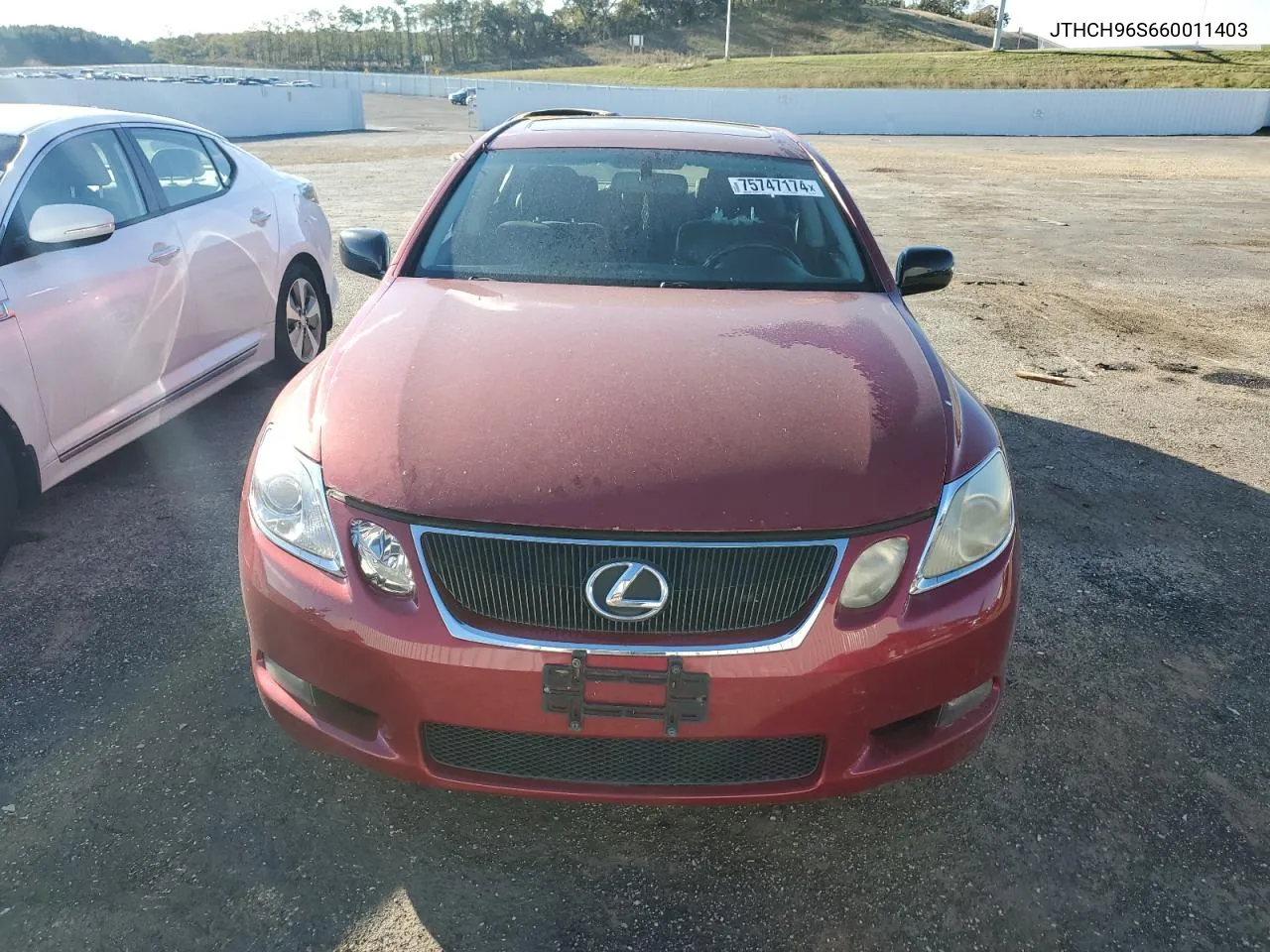 2006 Lexus Gs 300 VIN: JTHCH96S660011403 Lot: 75747174