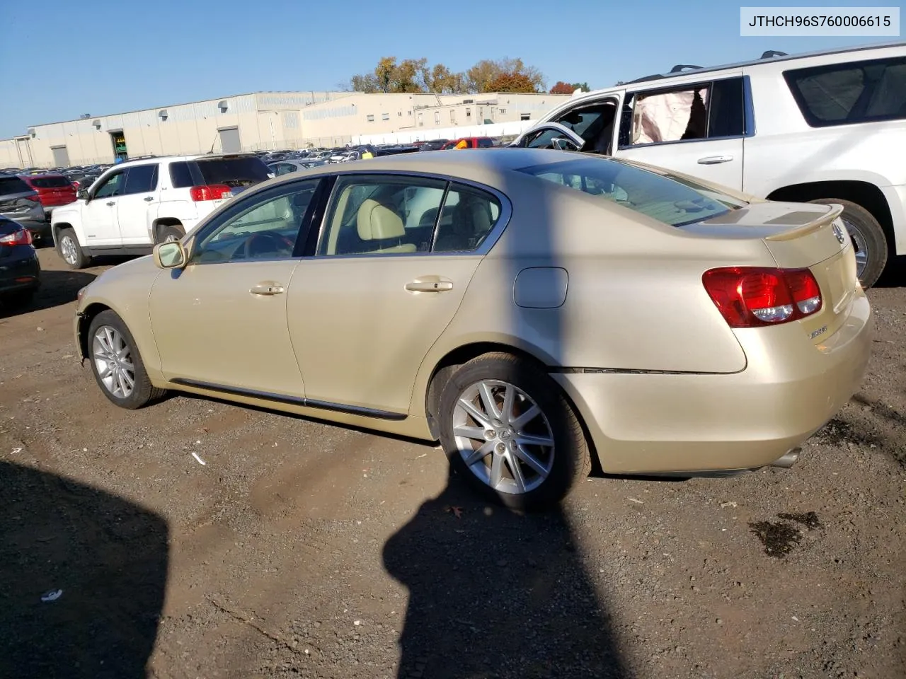 2006 Lexus Gs 300 VIN: JTHCH96S760006615 Lot: 76623534