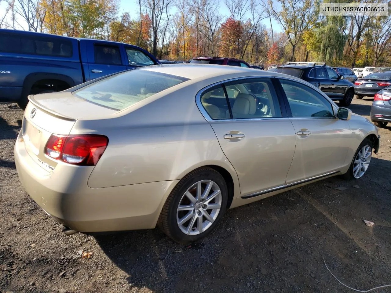 2006 Lexus Gs 300 VIN: JTHCH96S760006615 Lot: 76623534