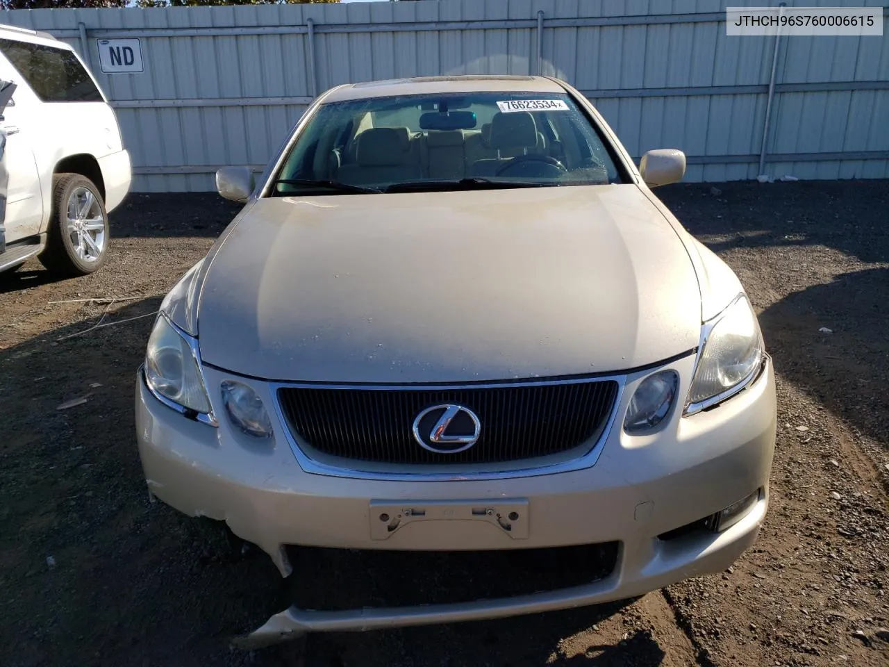 2006 Lexus Gs 300 VIN: JTHCH96S760006615 Lot: 76623534