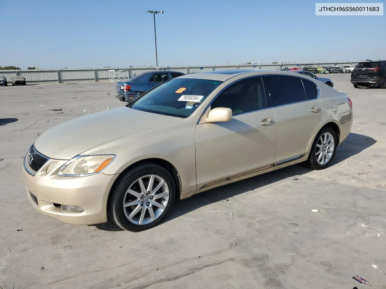 2006 Lexus Gs 300 VIN: JTHCH96S560011683 Lot: 78099394