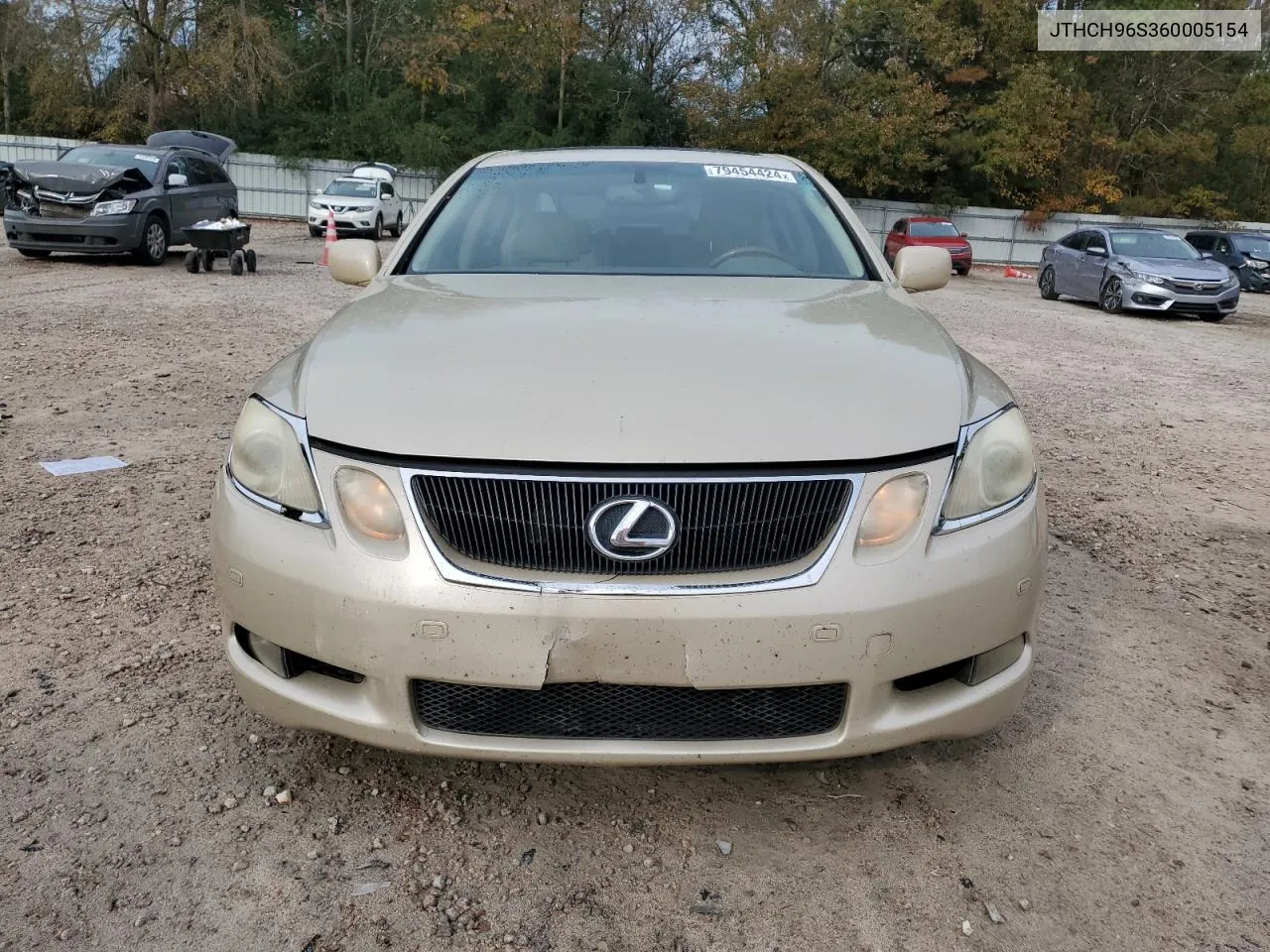 2006 Lexus Gs 300 VIN: JTHCH96S360005154 Lot: 79454424