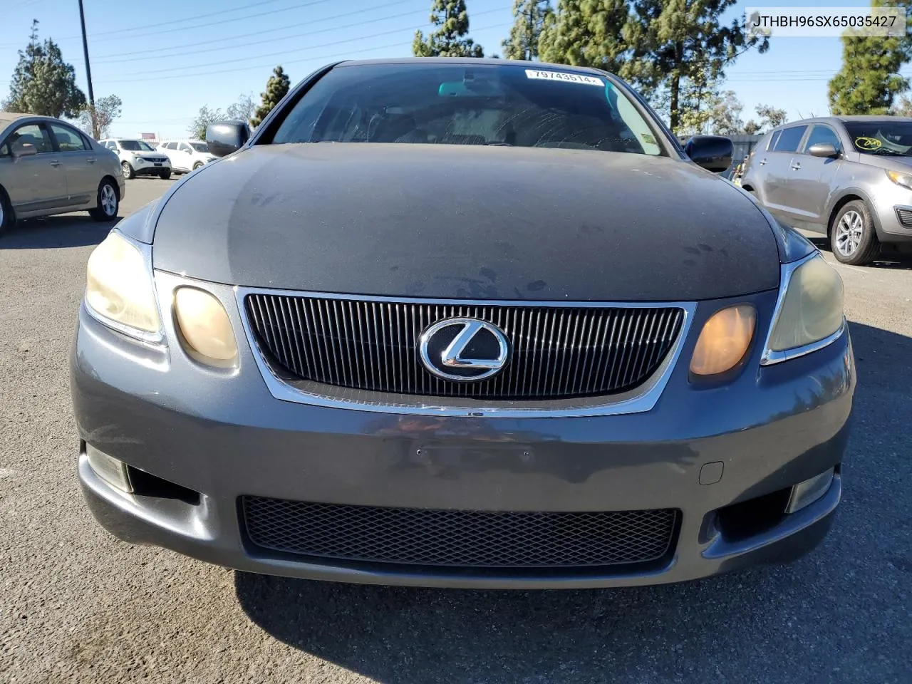 2006 Lexus Gs 300 VIN: JTHBH96SX65035427 Lot: 79743514