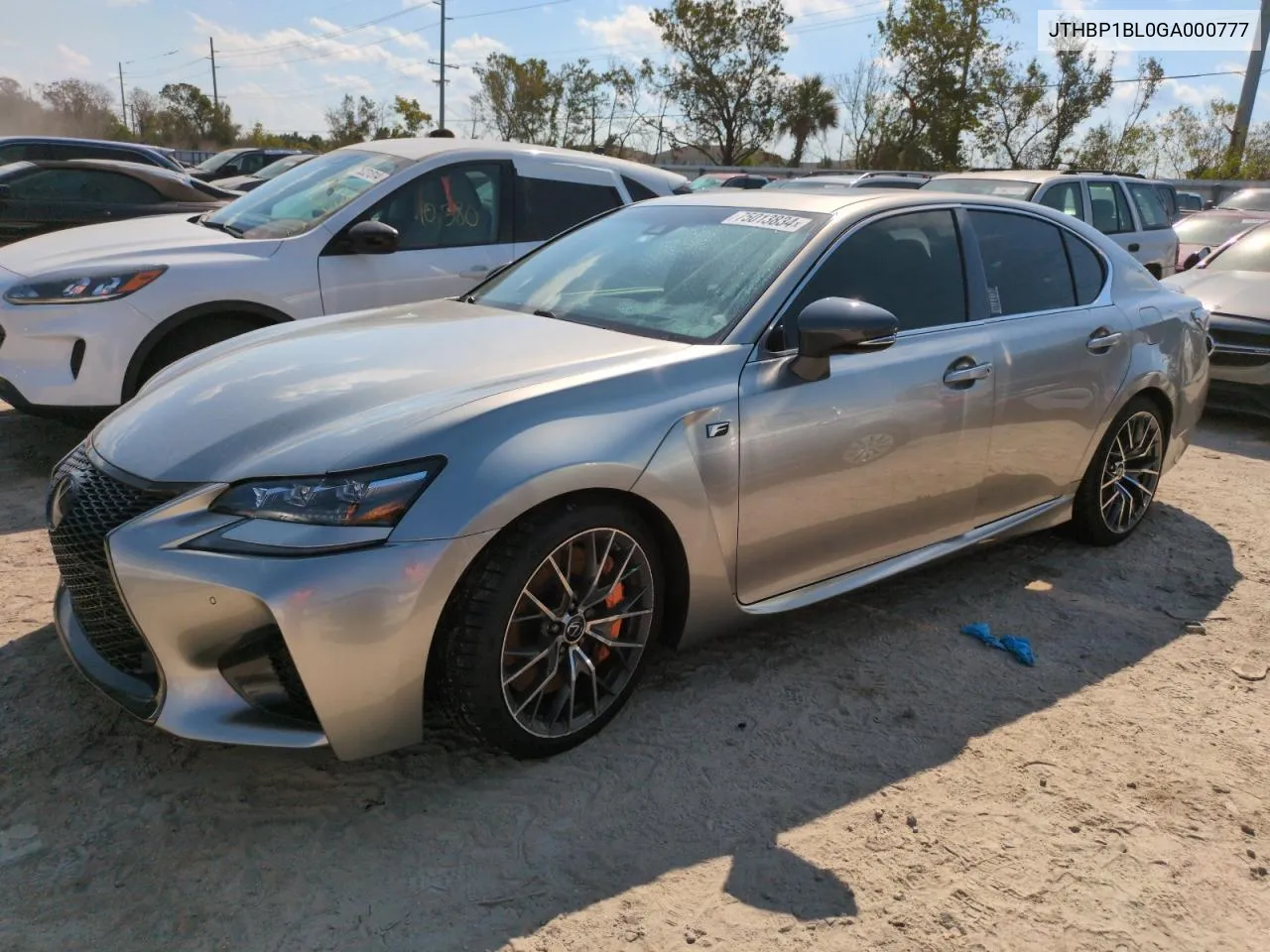 2016 Lexus Gs-F VIN: JTHBP1BL0GA000777 Lot: 75013834