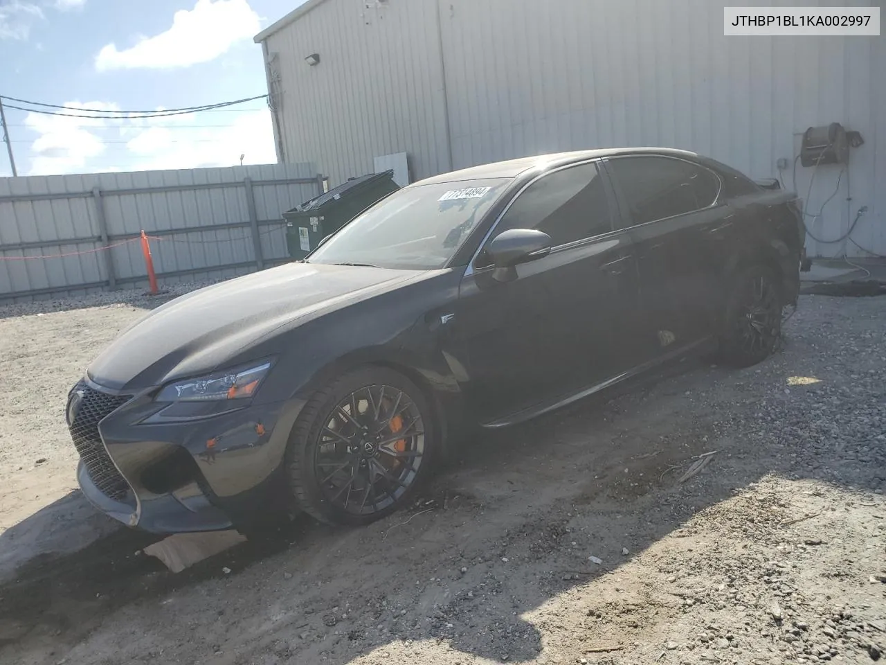 2019 Lexus Gs-F VIN: JTHBP1BL1KA002997 Lot: 77314894