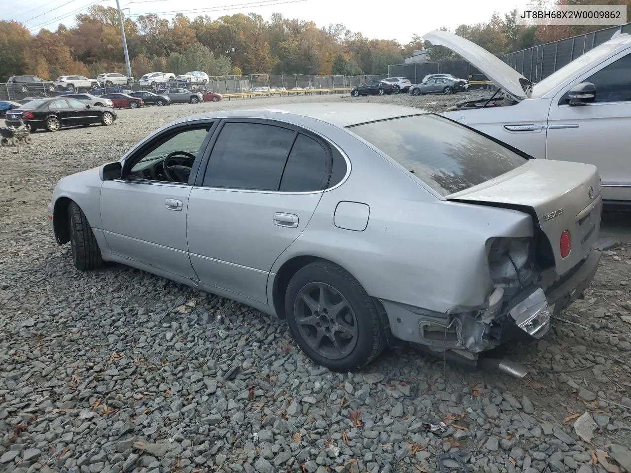 1998 Lexus Gs 400 VIN: JT8BH68X2W0009862 Lot: 77857224