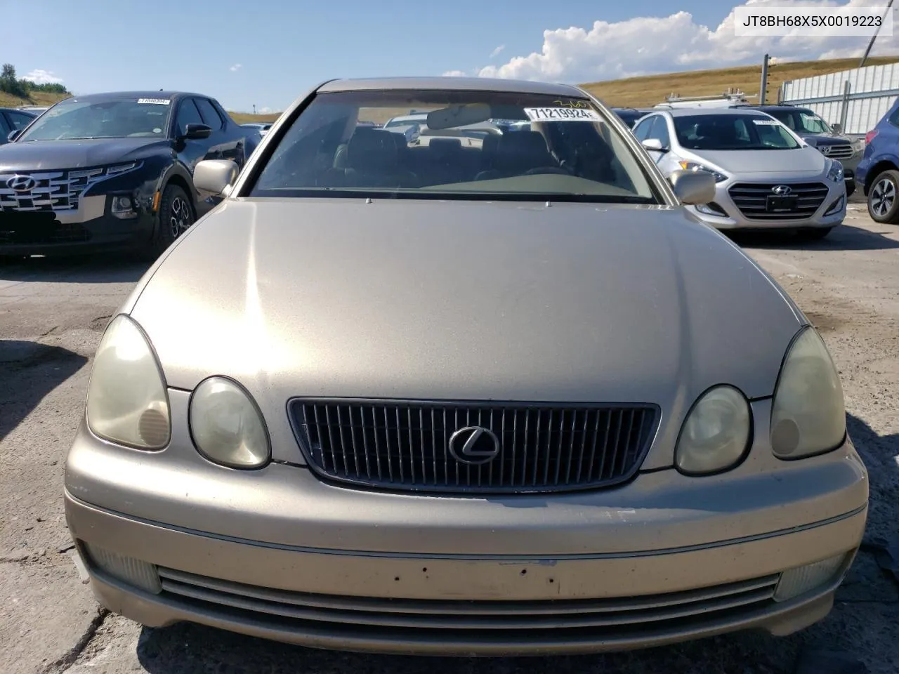 1999 Lexus Gs 400 VIN: JT8BH68X5X0019223 Lot: 73543284