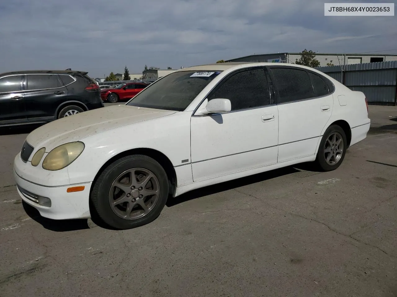 2000 Lexus Gs 400 VIN: JT8BH68X4Y0023653 Lot: 77886174