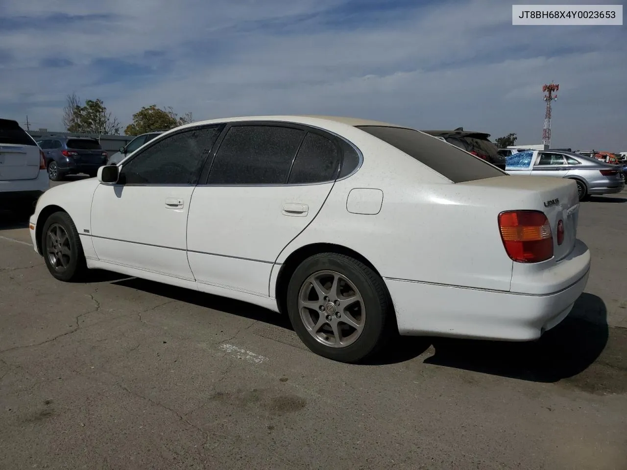 2000 Lexus Gs 400 VIN: JT8BH68X4Y0023653 Lot: 77886174