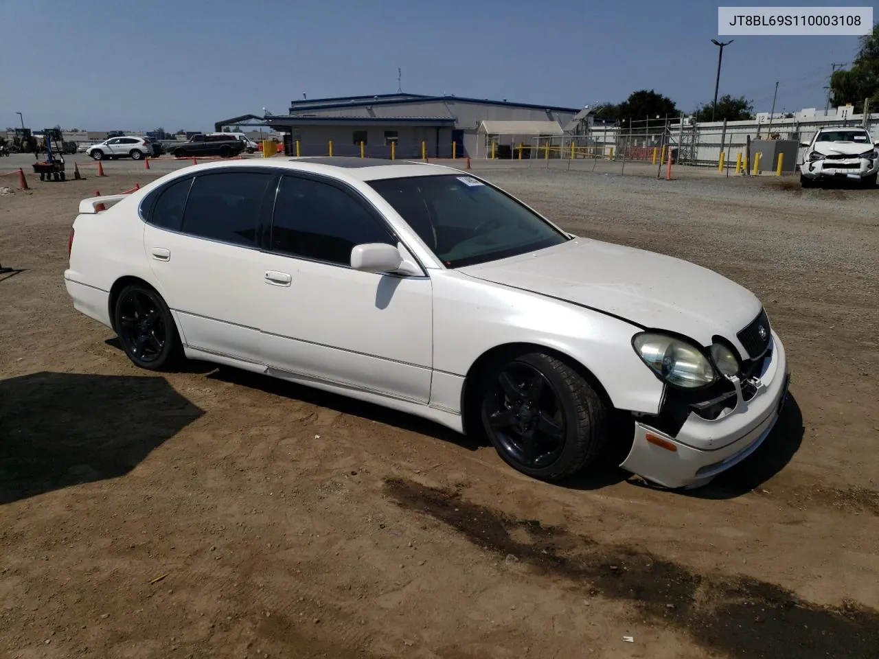 2001 Lexus Gs 430 VIN: JT8BL69S110003108 Lot: 71489634