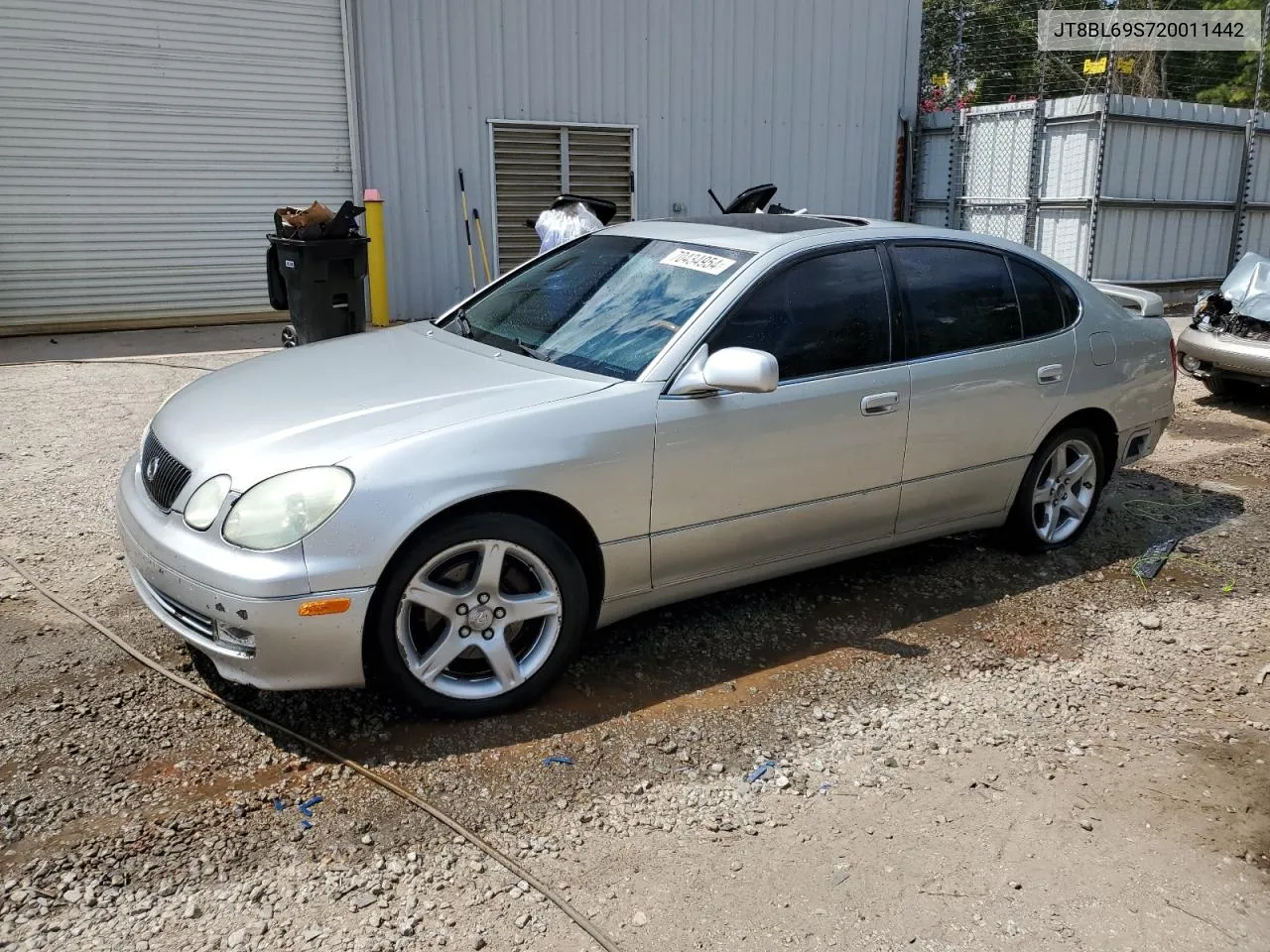 2002 Lexus Gs 430 VIN: JT8BL69S720011442 Lot: 70434954