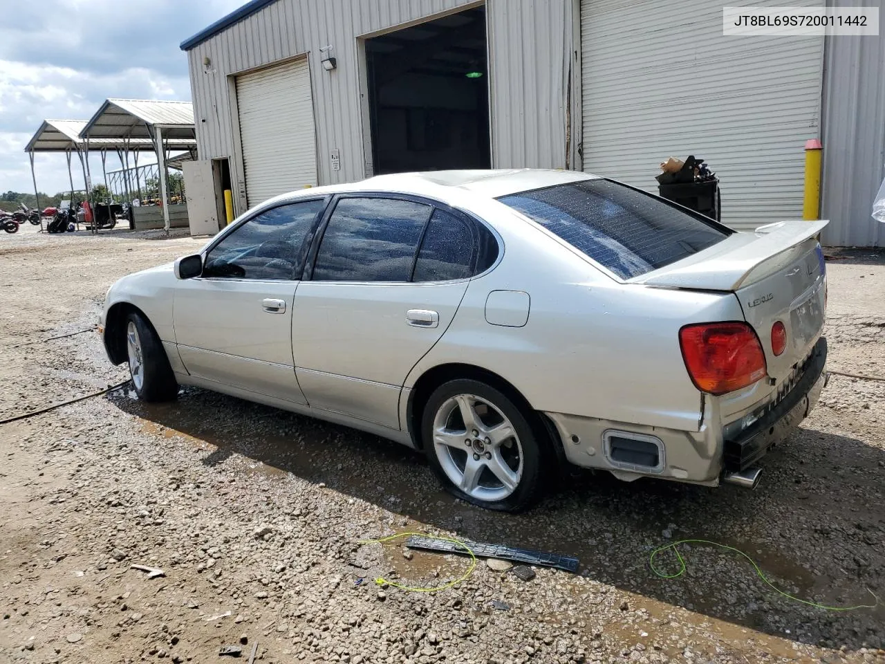 2002 Lexus Gs 430 VIN: JT8BL69S720011442 Lot: 70434954