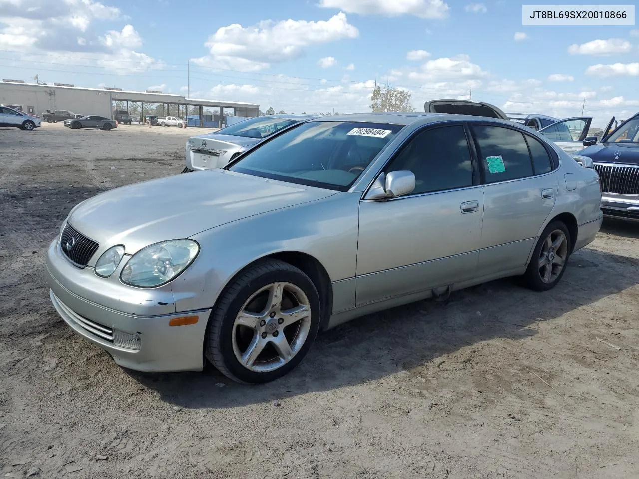 2002 Lexus Gs 430 VIN: JT8BL69SX20010866 Lot: 78298484