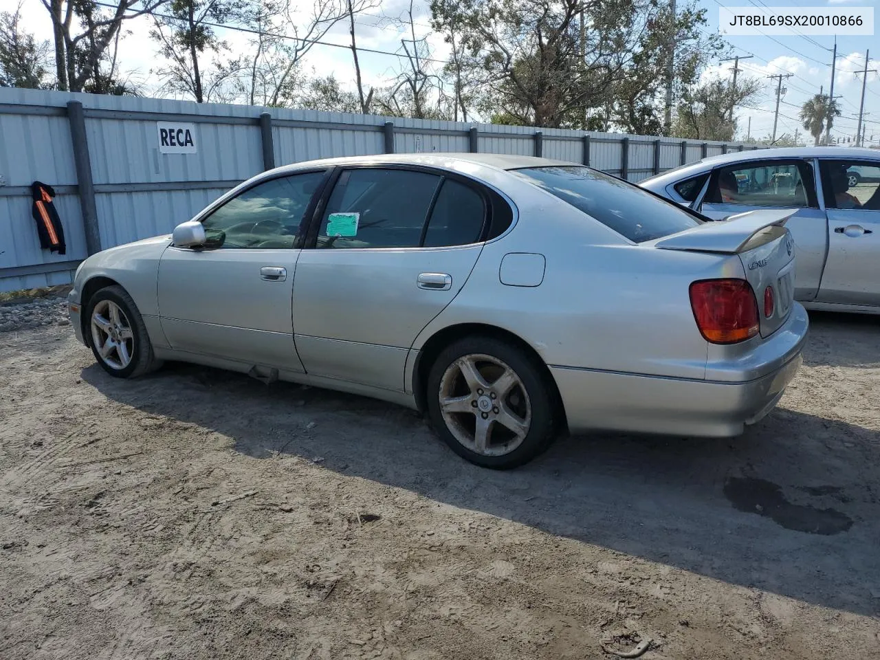 2002 Lexus Gs 430 VIN: JT8BL69SX20010866 Lot: 78298484