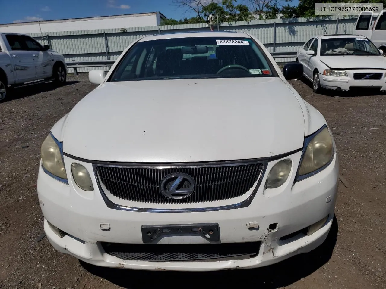 2007 Lexus Gs 350 VIN: JTHCE96S370006699 Lot: 59370344