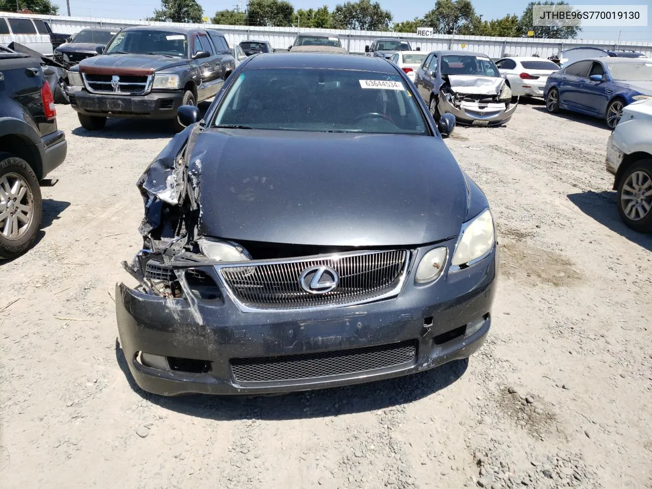 2007 Lexus Gs 350 VIN: JTHBE96S770019130 Lot: 63644534