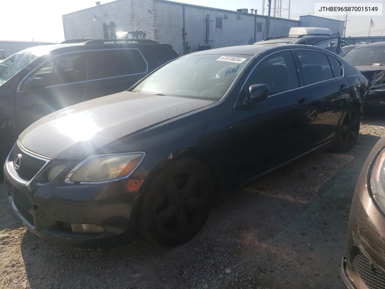 2007 Lexus Gs 350 VIN: JTHBE96S870015149 Lot: 67070834