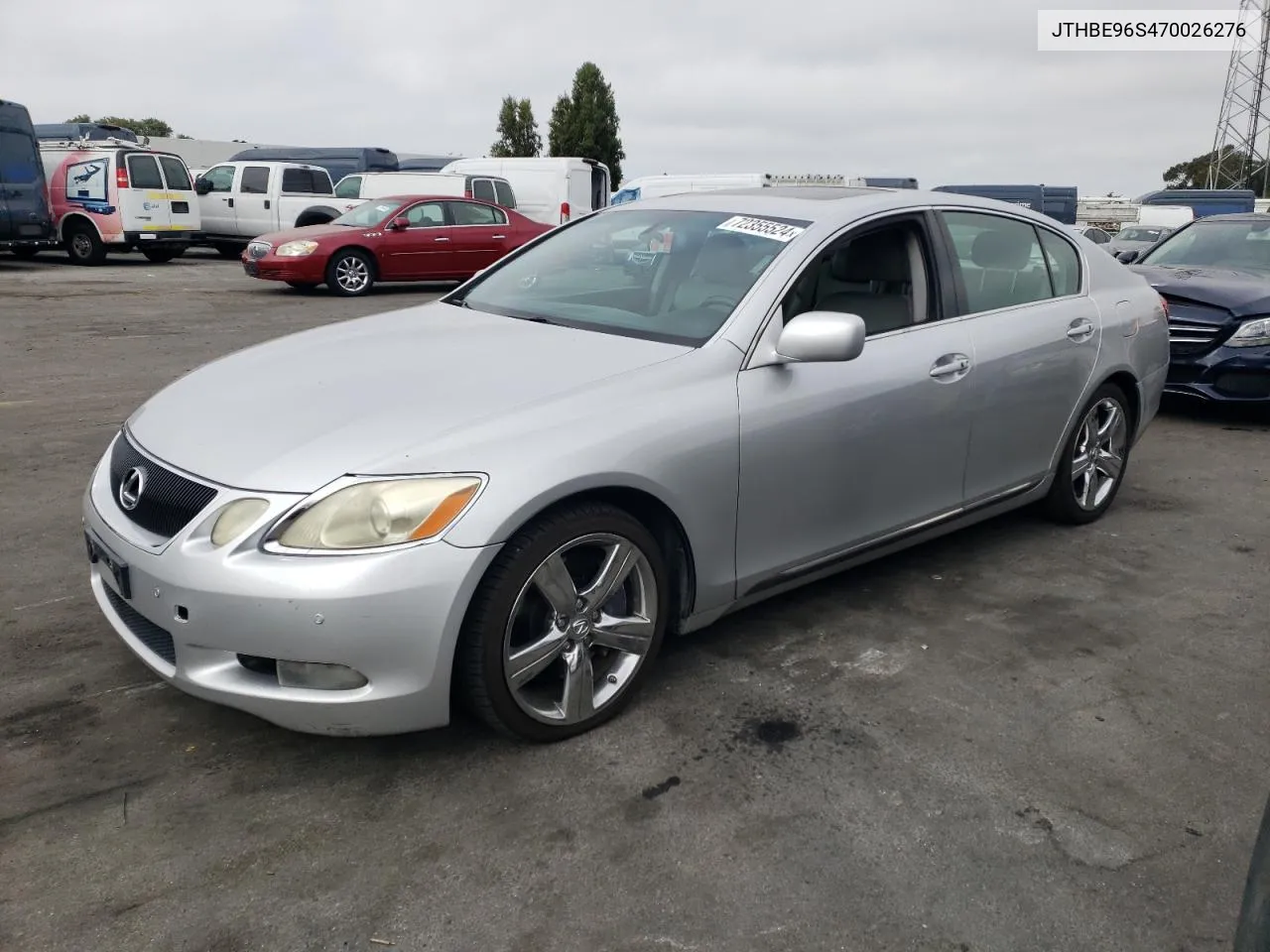 2007 Lexus Gs 350 VIN: JTHBE96S470026276 Lot: 72355524