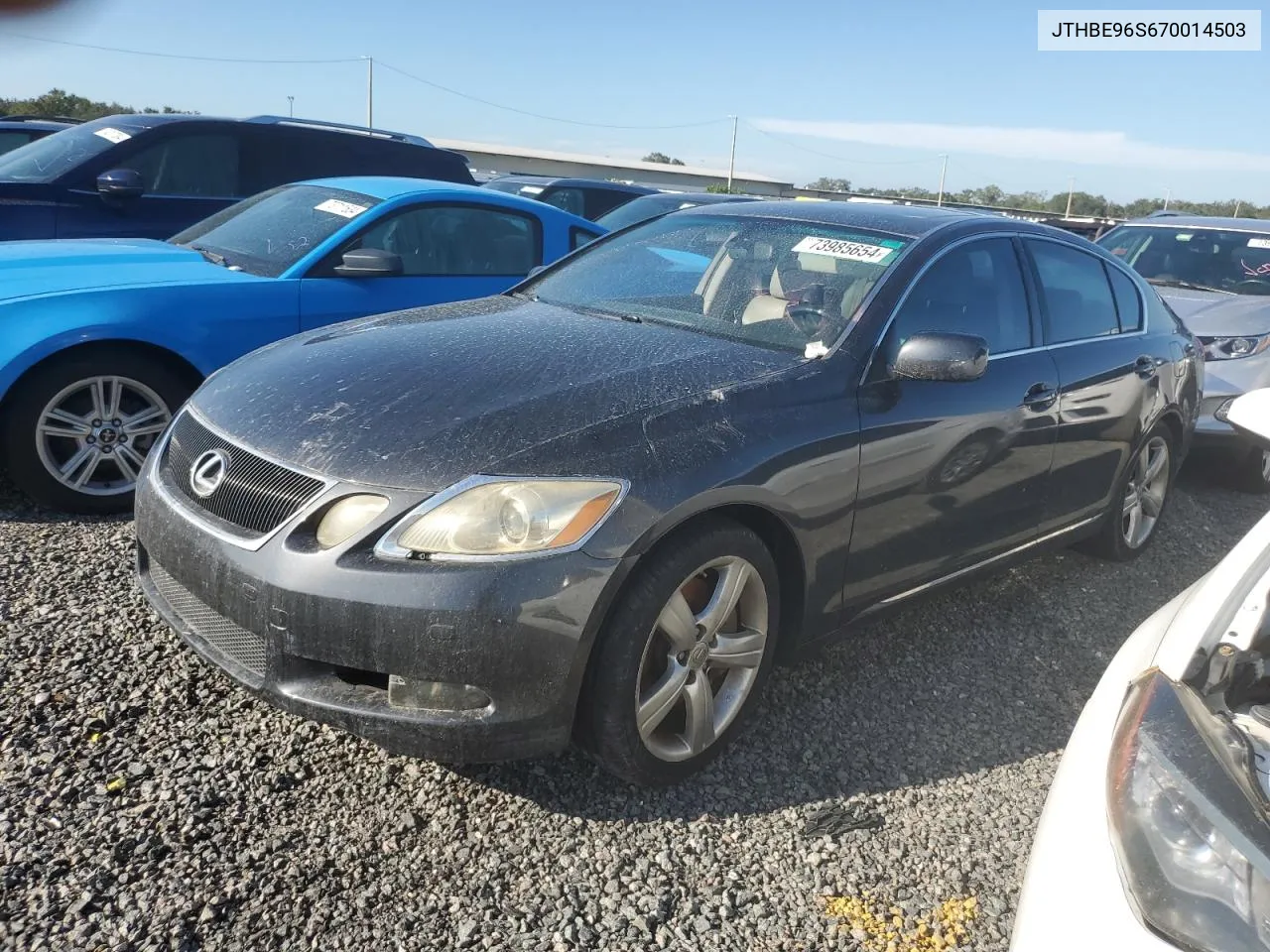 2007 Lexus Gs 350 VIN: JTHBE96S670014503 Lot: 73985654