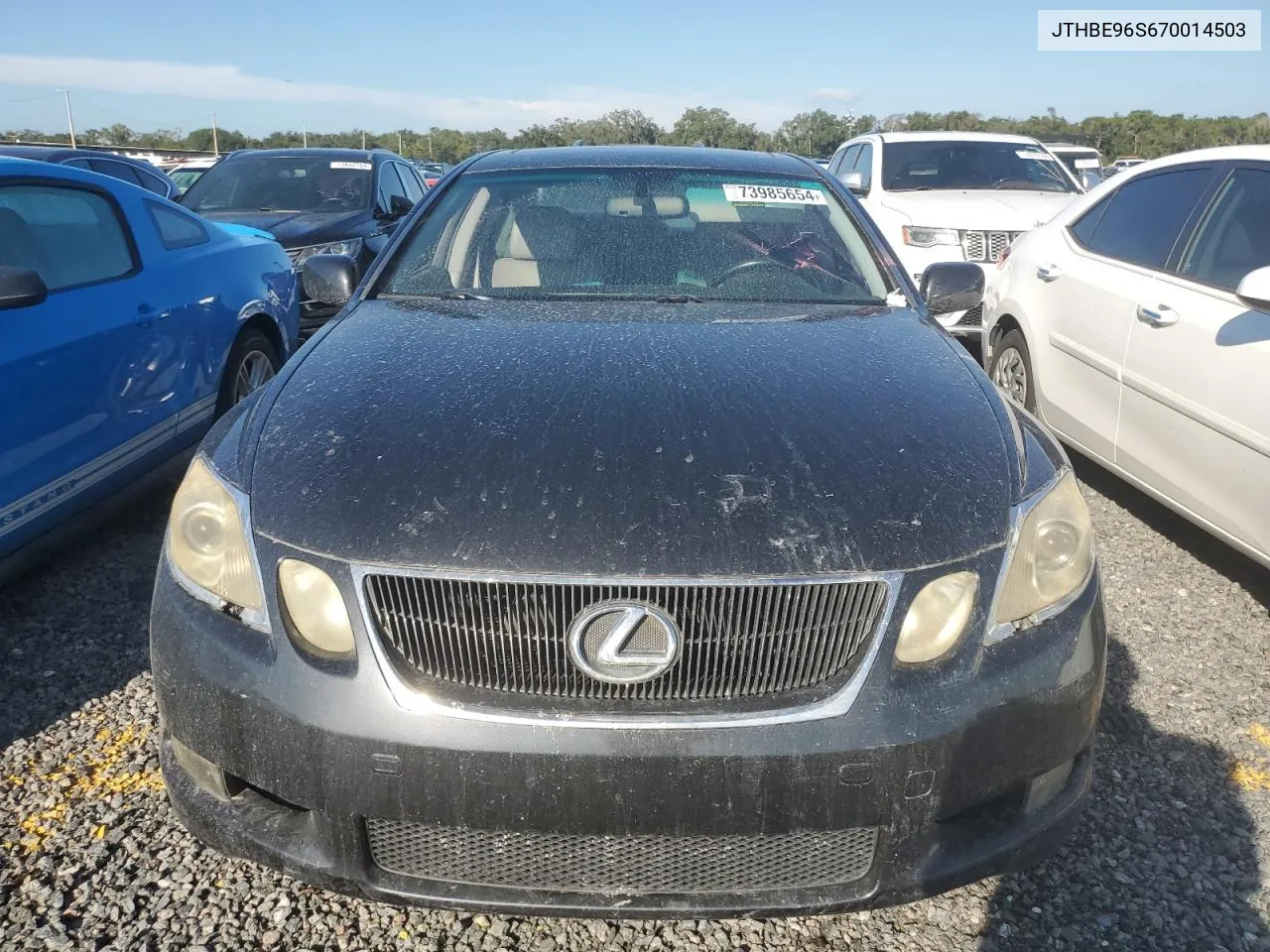 2007 Lexus Gs 350 VIN: JTHBE96S670014503 Lot: 73985654