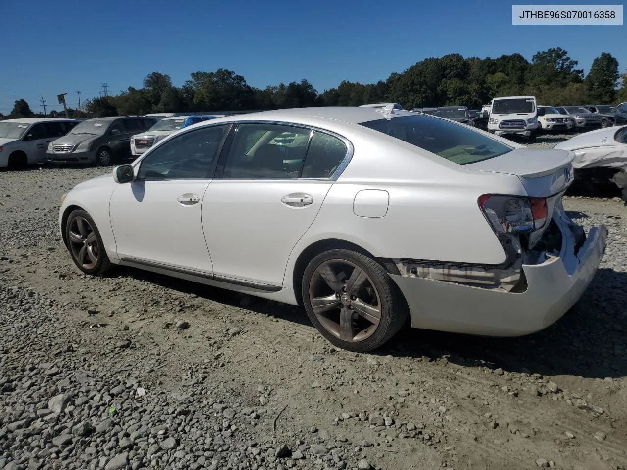 2007 Lexus Gs 350 VIN: JTHBE96S070016358 Lot: 74535314