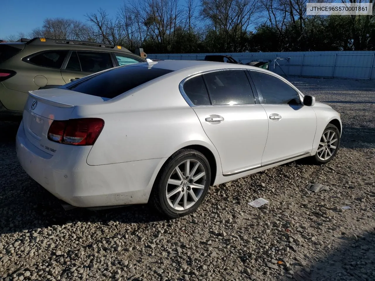 2007 Lexus Gs 350 VIN: JTHCE96S570001861 Lot: 75923463