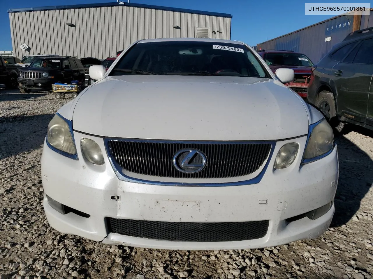 2007 Lexus Gs 350 VIN: JTHCE96S570001861 Lot: 75923463