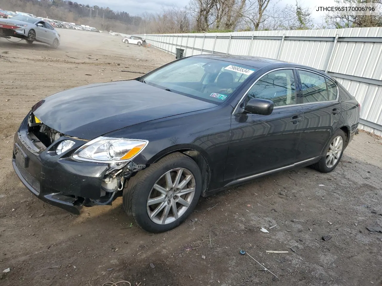 2007 Lexus Gs 350 VIN: JTHCE96S170006796 Lot: 79693534