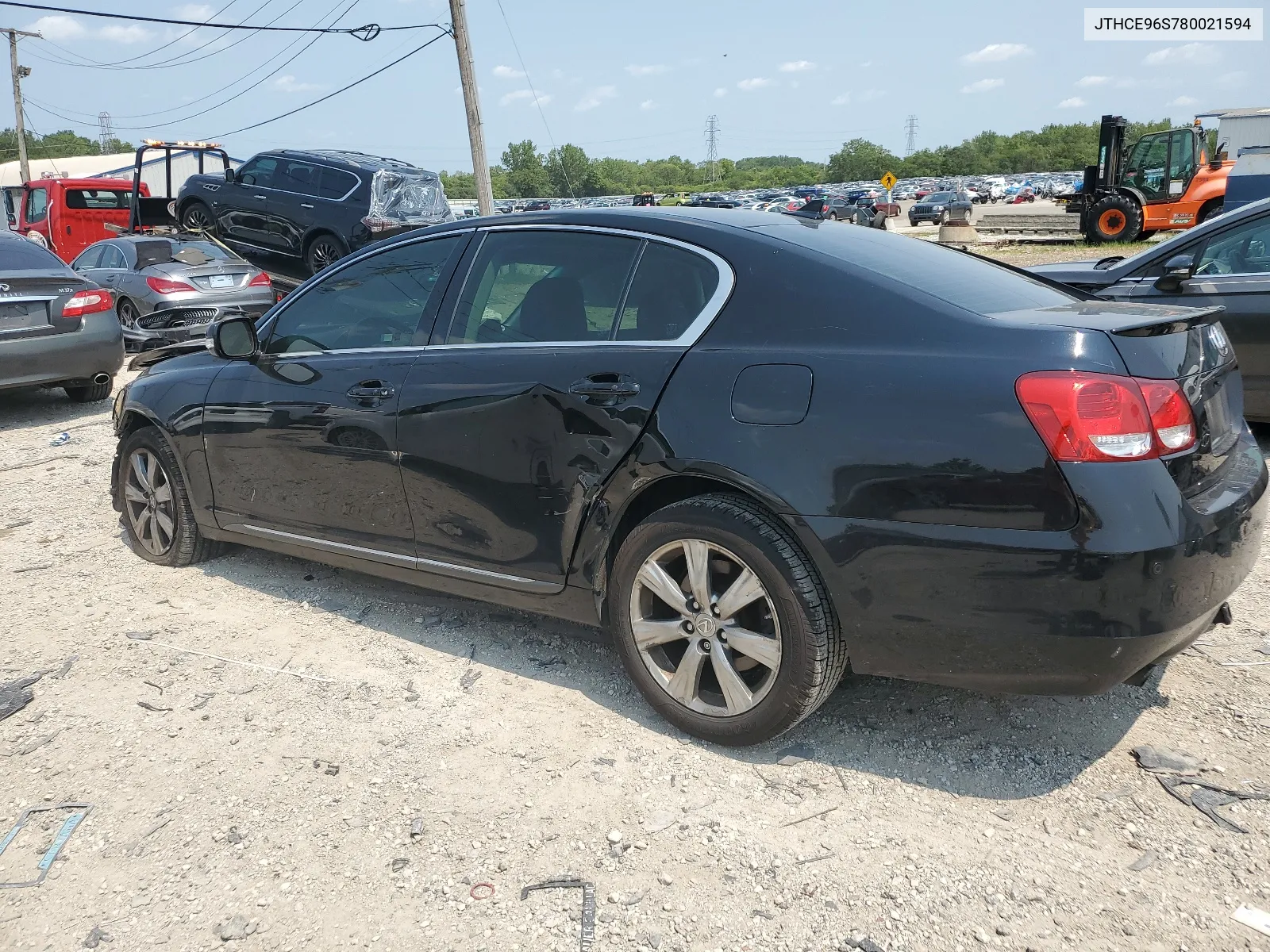 2008 Lexus Gs 350 VIN: JTHCE96S780021594 Lot: 65285424