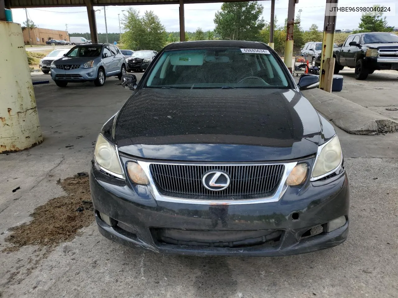 2008 Lexus Gs 350 VIN: JTHBE96S980040224 Lot: 69885634