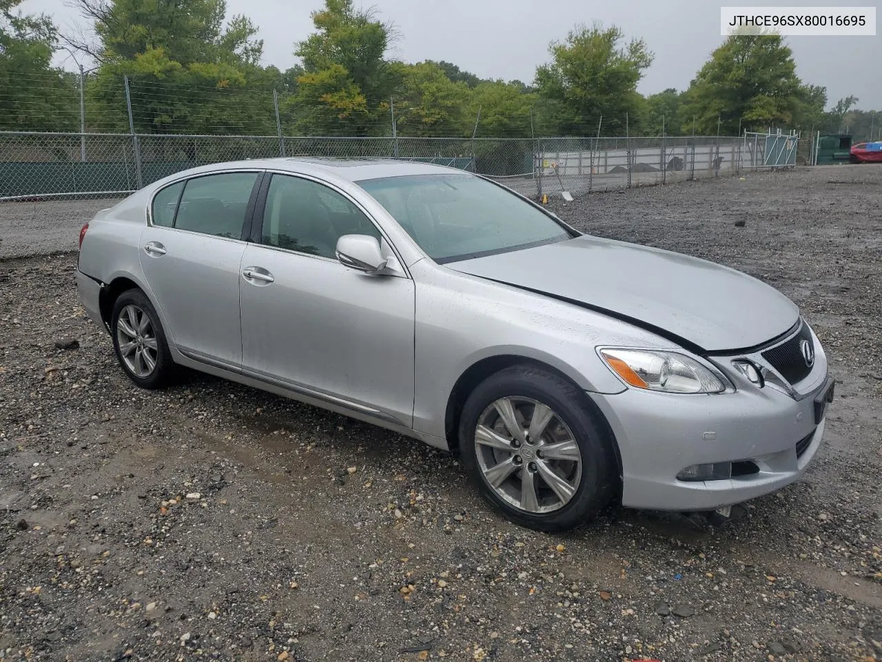 JTHCE96SX80016695 2008 Lexus Gs 350