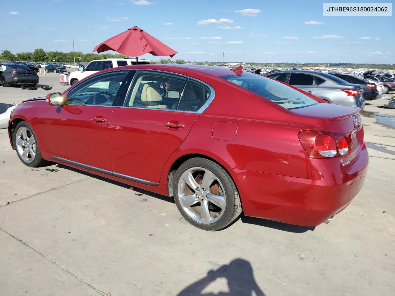 JTHBE96S180034062 2008 Lexus Gs 350