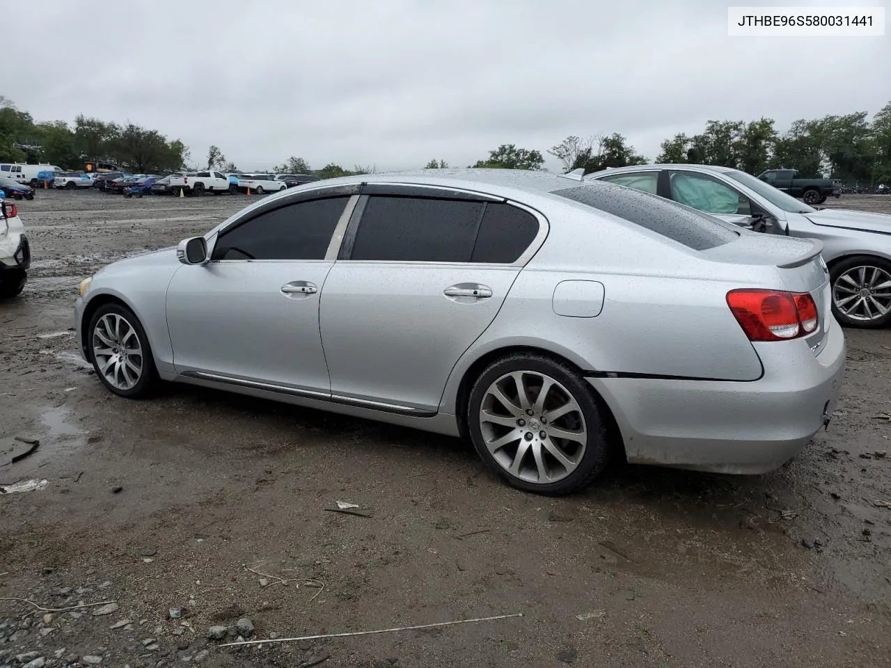 2008 Lexus Gs 350 VIN: JTHBE96S580031441 Lot: 73156944